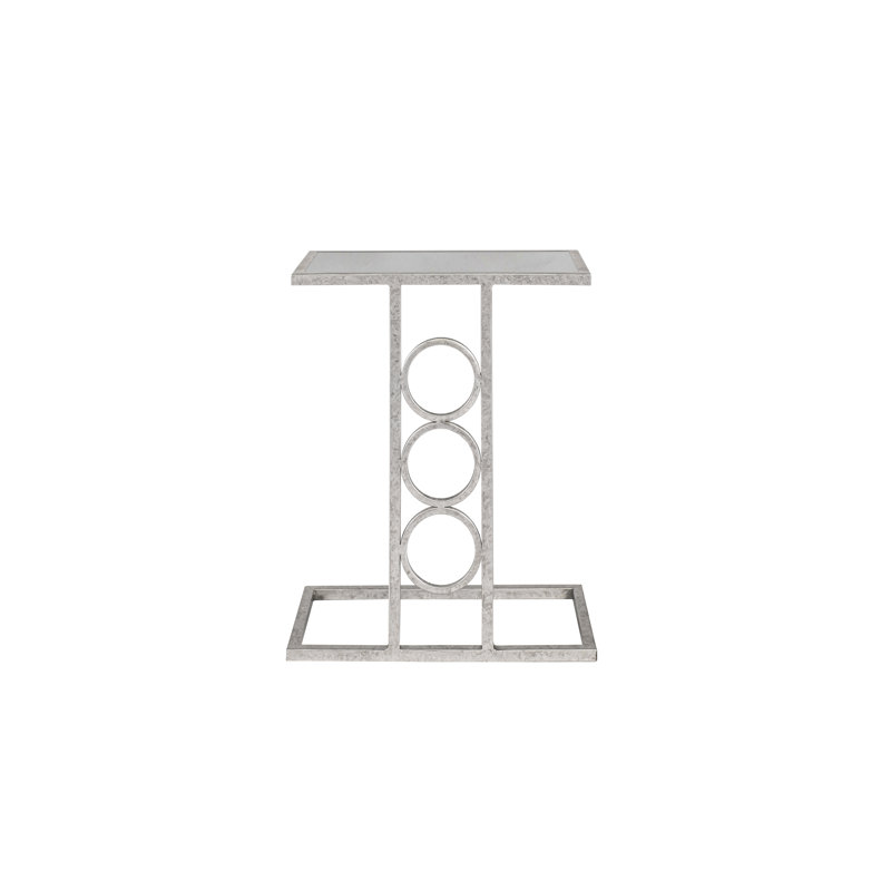 Ringlet End Table, Royal Silver, Royal Silver