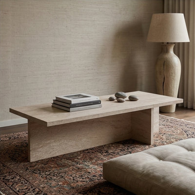 Table basse moderne Elias 47 po à profil bas