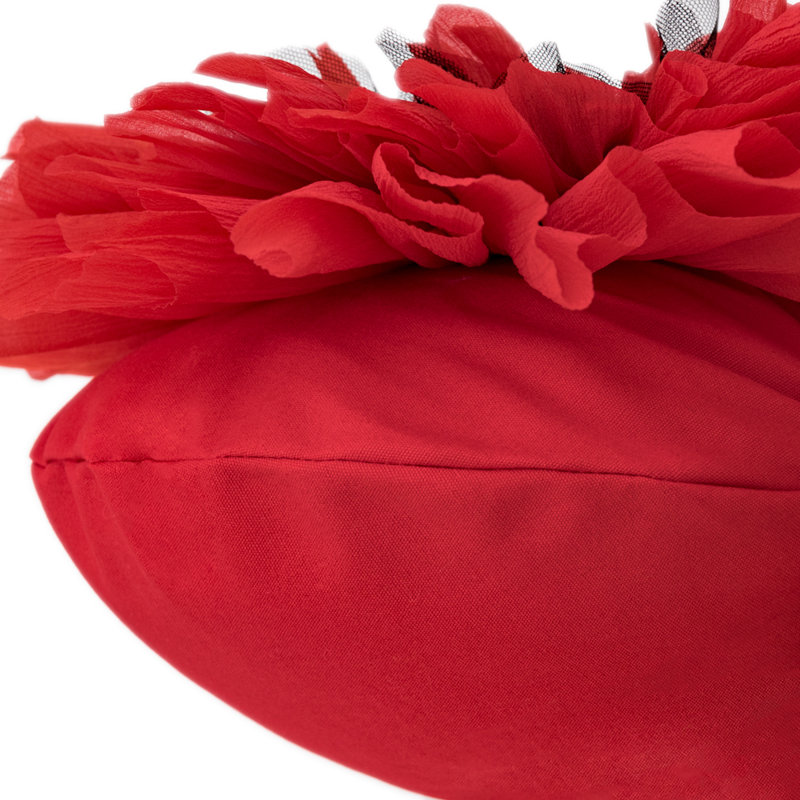 Coussin décoratif 3D 14 po, Rouge
