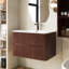 Meuble-lavabo mural simple 30 po avec plateau en céramique Shedir