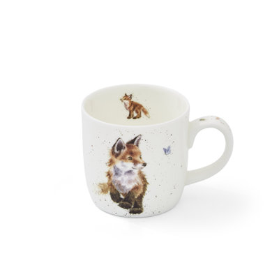 Wrendale Designs, Fine Bone China - Born to be Wild (Fox) Mug