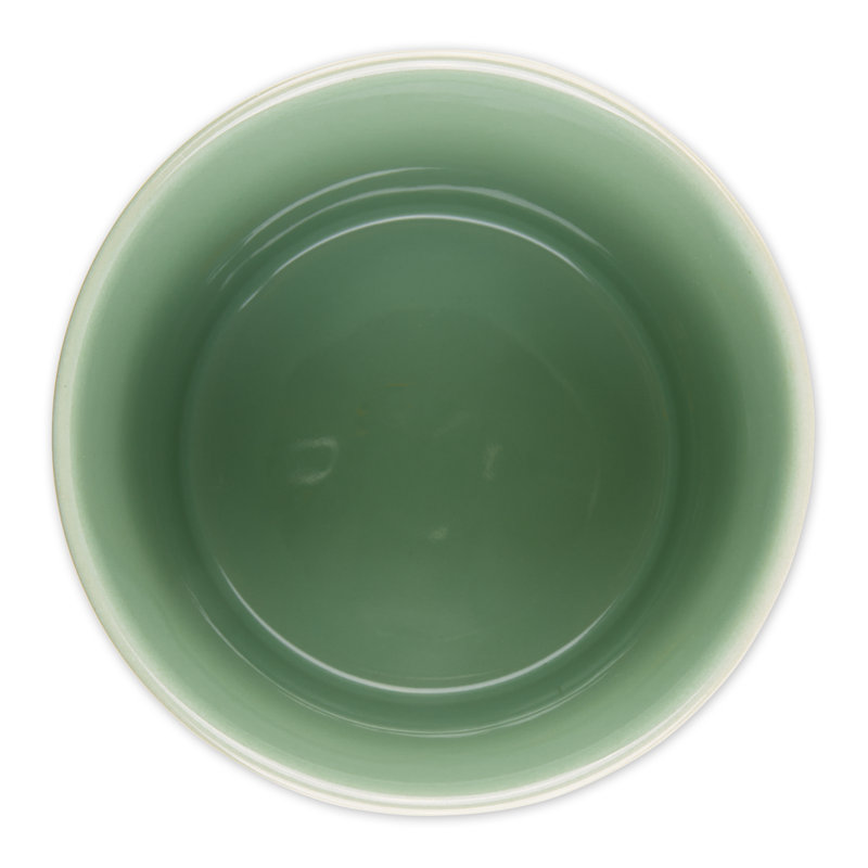 Ceramic / Porcelain Round Utensil Crock, Jadeite