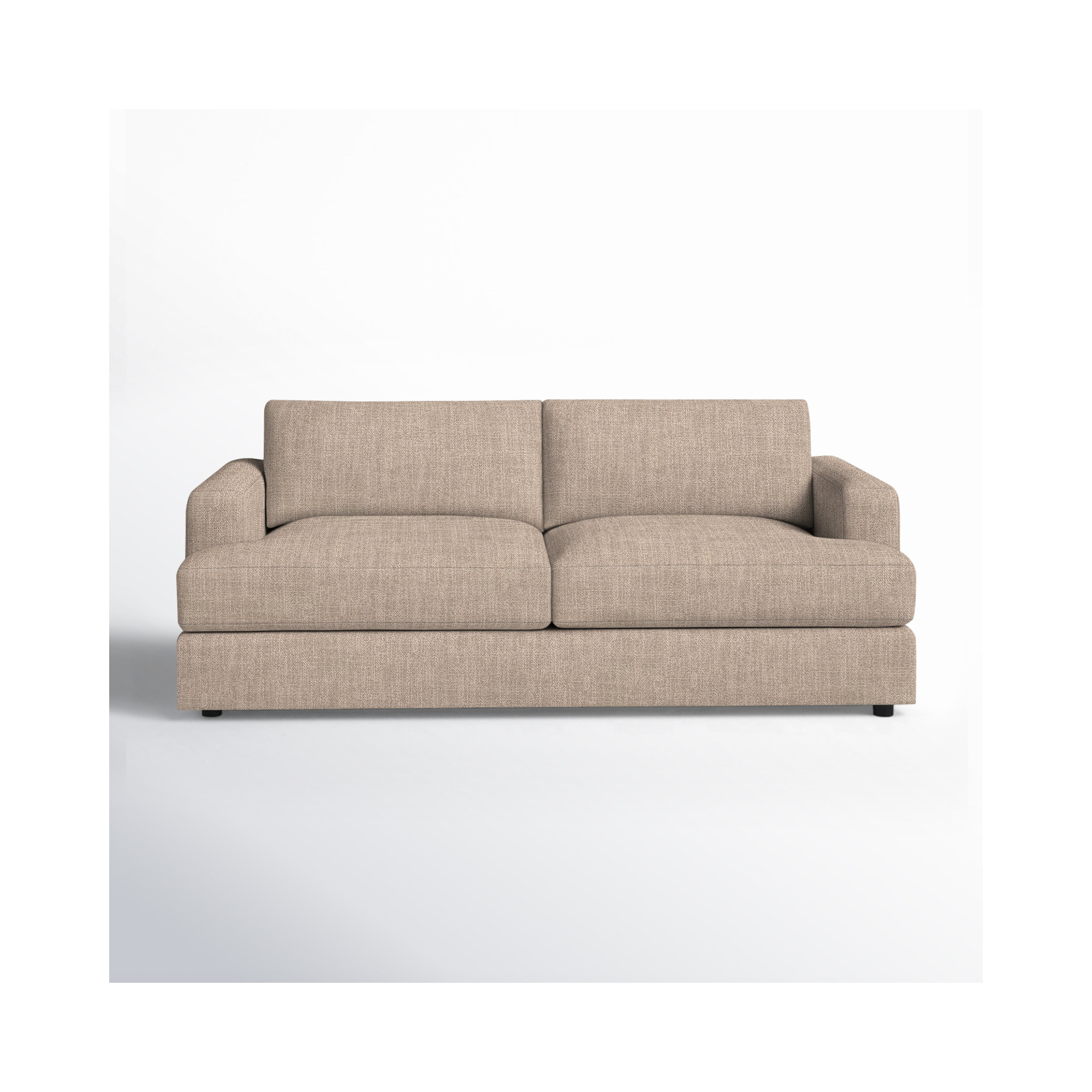 Cayden 84'' Upholstered Sofa, Conversation Linen Basketweave