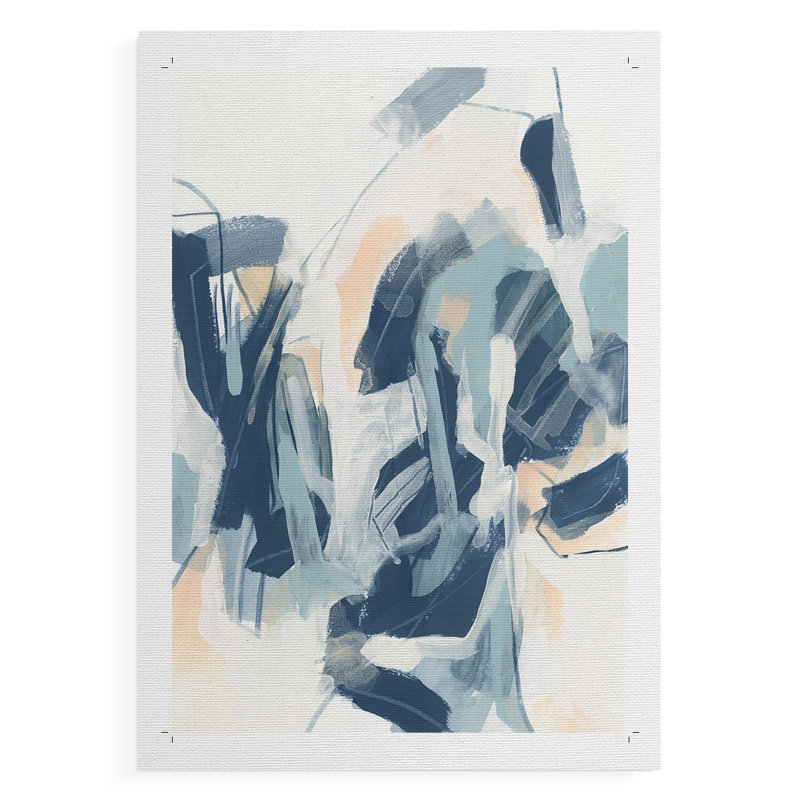Interlocking Melody I - Impression sur toile seulement - NON-CADRE, H 18 po x l 12 po