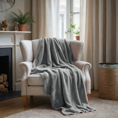 Couverture en molleton réversible douillet en flanelle Cozy