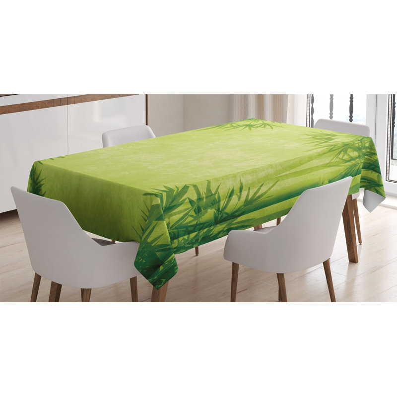 Nappe d’image de style simple et de conception simple de style fengshui chinoise banmboo trees, 84 po x 60 po