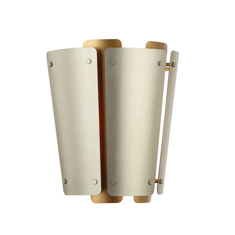 Peep Show 1-Light Wall Sconce - Sunwashed Silver/Brushed Sienna