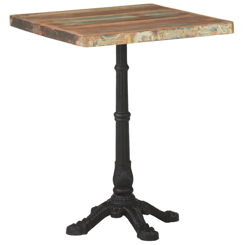 Nuirfield Square Mango Wood Outdoor Bistro Table , 60cm cm W 60cm cm D, 60cm H x 60cm W x 76cm