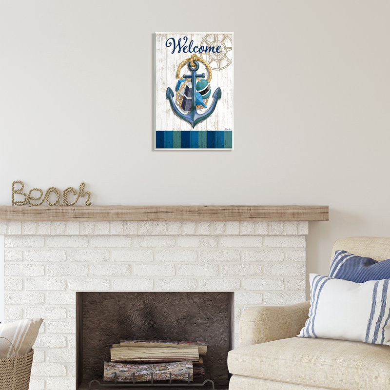 " Welcome Nautical Buoys " by Paul Brent, 19" H x 13" W x 0.5" D
