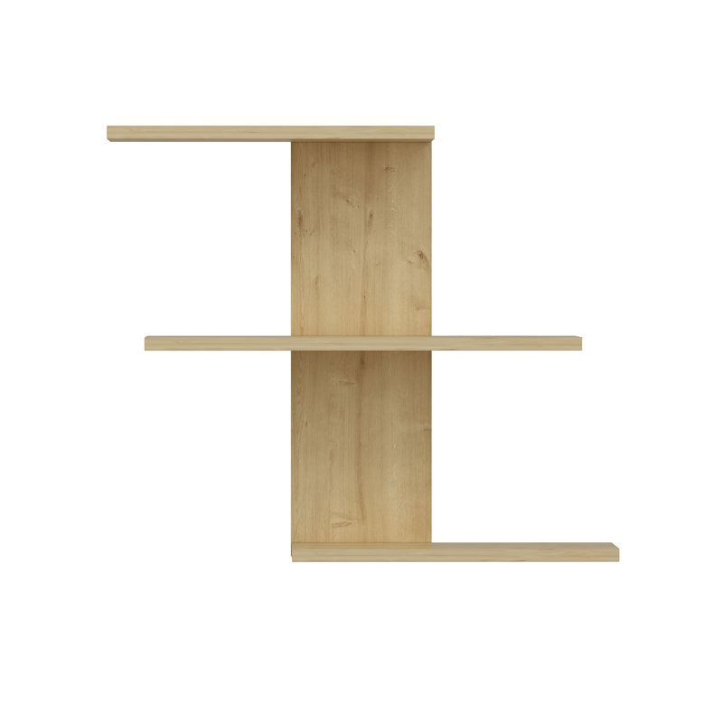 Khorawa 3 Piece Accent Shelf, Oak