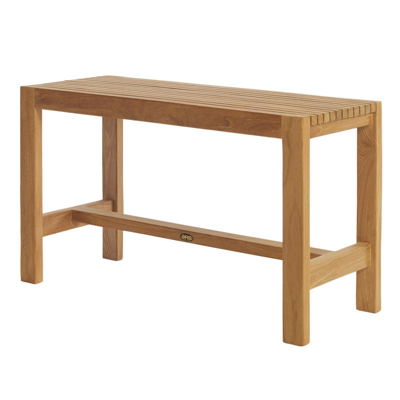 29.5 in. W Teak Shower Bench
