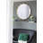 Round Sunburst Wall Mirror With Gold Finish, Wall Decor Mirror For Entryway Bedroom Living Room
