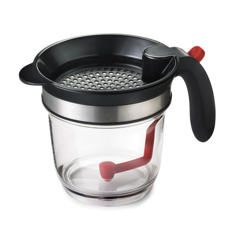 Cuisipro Fat Separator, Easy Drain, 1 Litre Capacity, Dishwasher Safe
