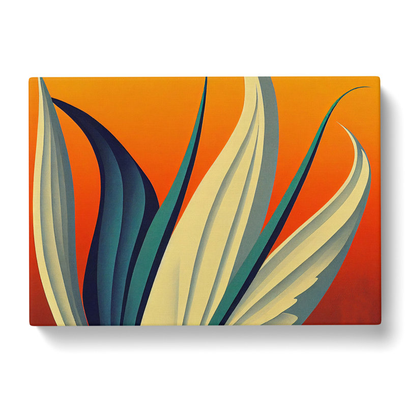Inspiring Plant Leaf - Wrapped Canvas, 35cm H x 50cm W
