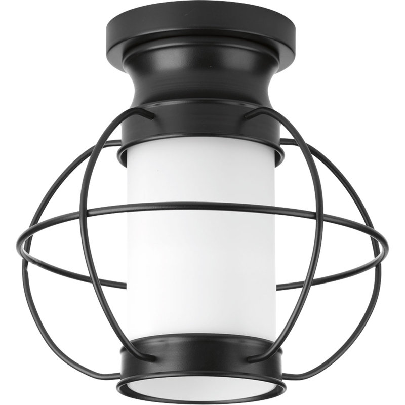 Plafonnier semi-encastré géométrique 1-lumières 10 po unique Nayeli