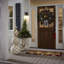 Mocha Check Pedestal Urn