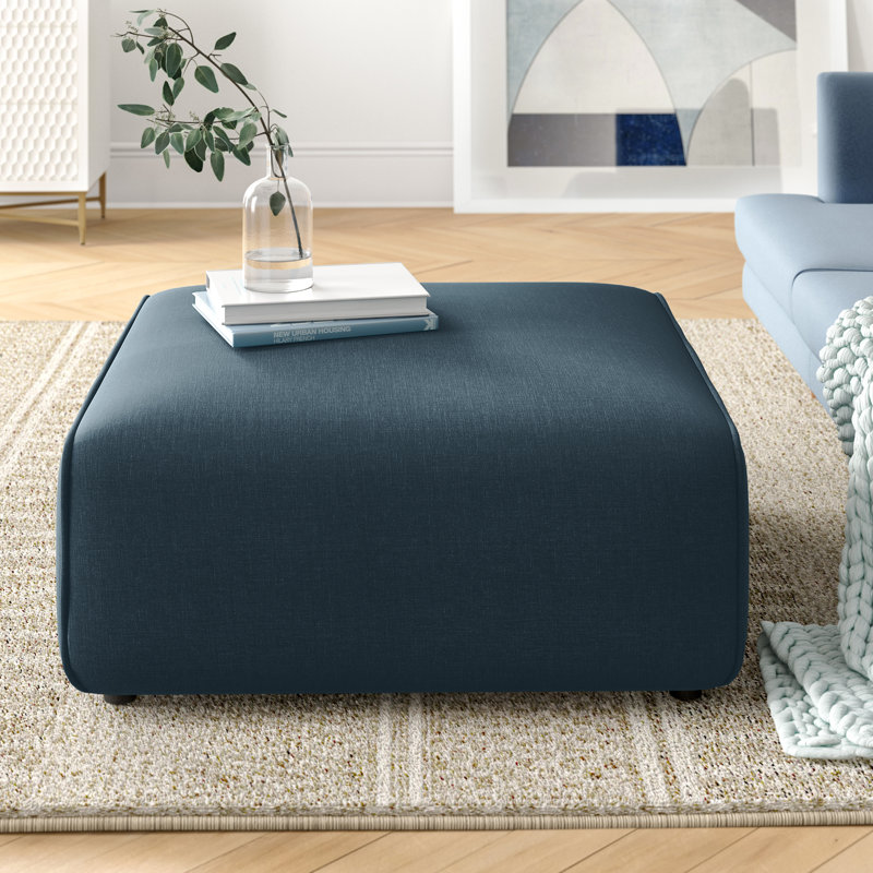 Mingle Ottoman, Blue