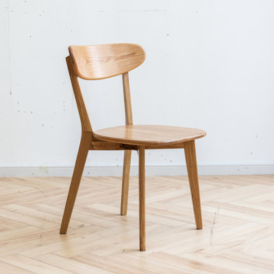 Chaises de pyrogravure en chêne naturel - Brûle avec créativité, chaise de salle à manger solide et élégante, 18,5 po de largeur x 19,25 po de profondeur, 31,5 po de hauteur, facile à nettoyer