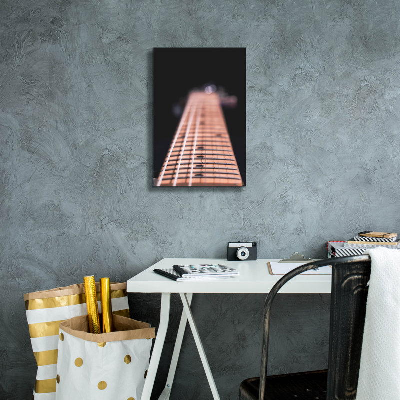 Art mural en toile Epic Graffiti «Guitare manche» par Life BeautifuLEE, 12 po x 18 po, H 18 po x l 12 po