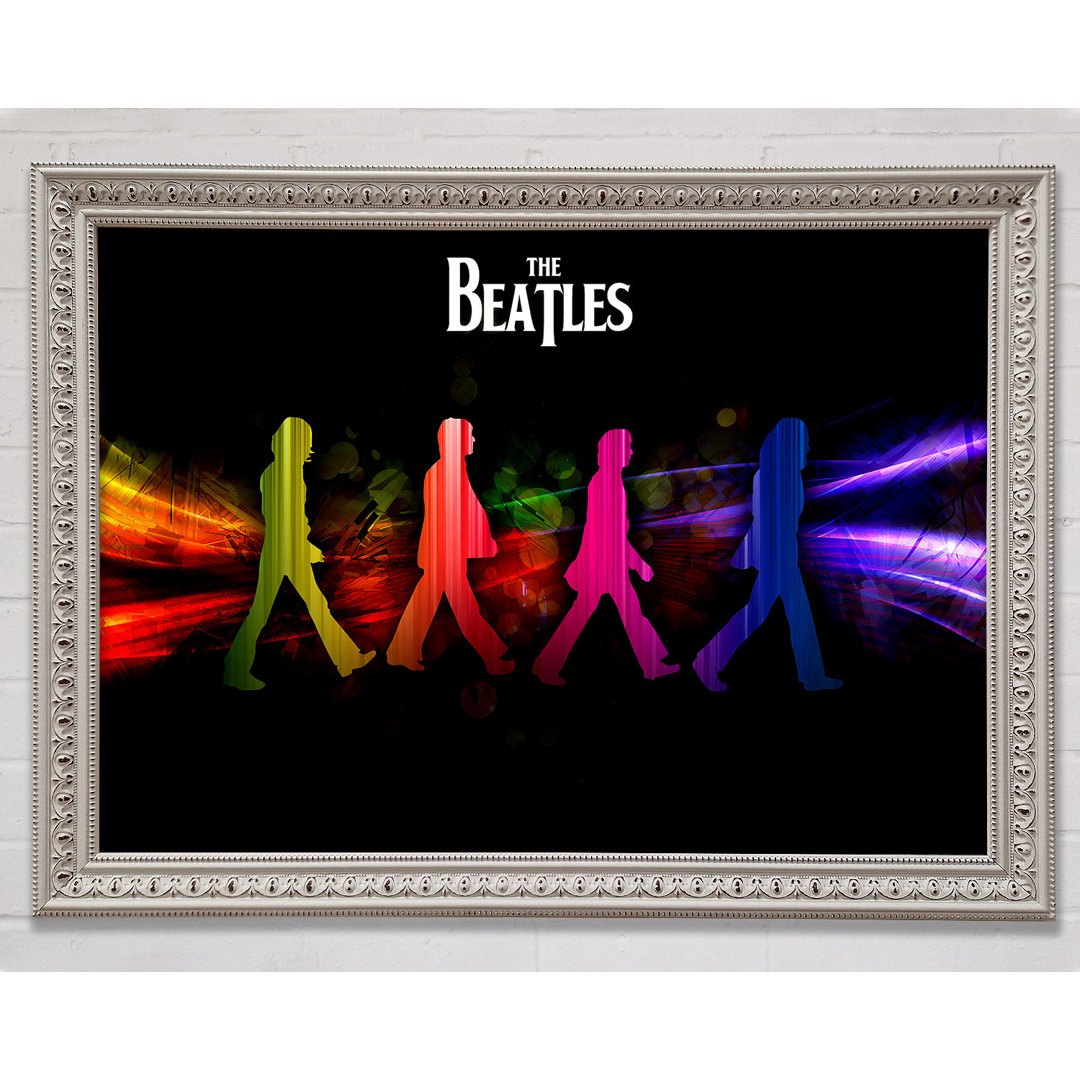 The Beatles Rainbow Walk - Einzelne Bilderrahmen Kunstdrucke