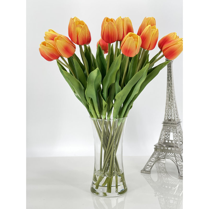 Centre de table 20 po Real Touch, Orange