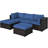 Awar 5 - Person Patio Conversation Set with Cushions-1334423762