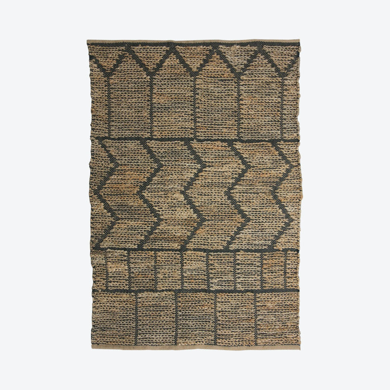 Adalyn Rectangle 120 cm x 180 cm Geometric Hand Woven Area Rug