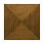 Table basse carrée en bois brun noyer