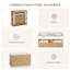 Meuble-lavabo double 60 po avec comptoir, 2 lavabos rectangulaires en porcelaine, bois massif, quartz blanc Carrara de 1,5 po, 4 portes à fermeture douce, 3 tiroirs à queue d'aronde, 2 tiroirs inclinables-1488236879
