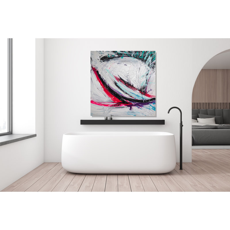 Miami Miami - Reproduction d'artiste sur toile, H 20 po x l 20 po x P 1,75 po, Toile avec cadre blanc