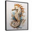 Hippocampe magique beige I sur toile-959251796-887429125
