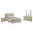 Rustic Farmhouse Bedroom Set With LED Headboard-161354854-161354858-161354856