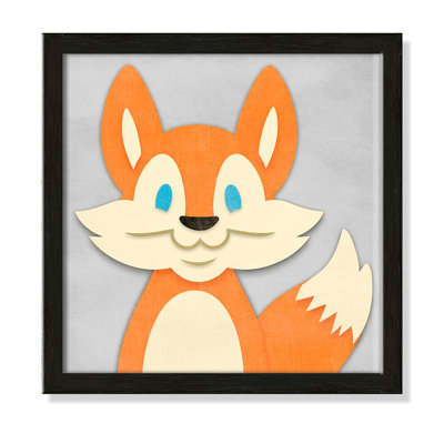 Cheery Fox Paper Print