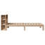 Bookcase Bed Without Mattress Solid Wood Pine-630190624-630190625