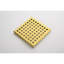 Caniveau de douche carré, 15 x 15 cm, acier inoxydable, fini or brossé, couvercle de grille-136051296