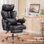 Office Chair High Back PU Leather Executive Desk Chair With Footrest, Ergonomic Heavy Duty Big And Tall Swivel Reclining Computer Chairs For-1014970877