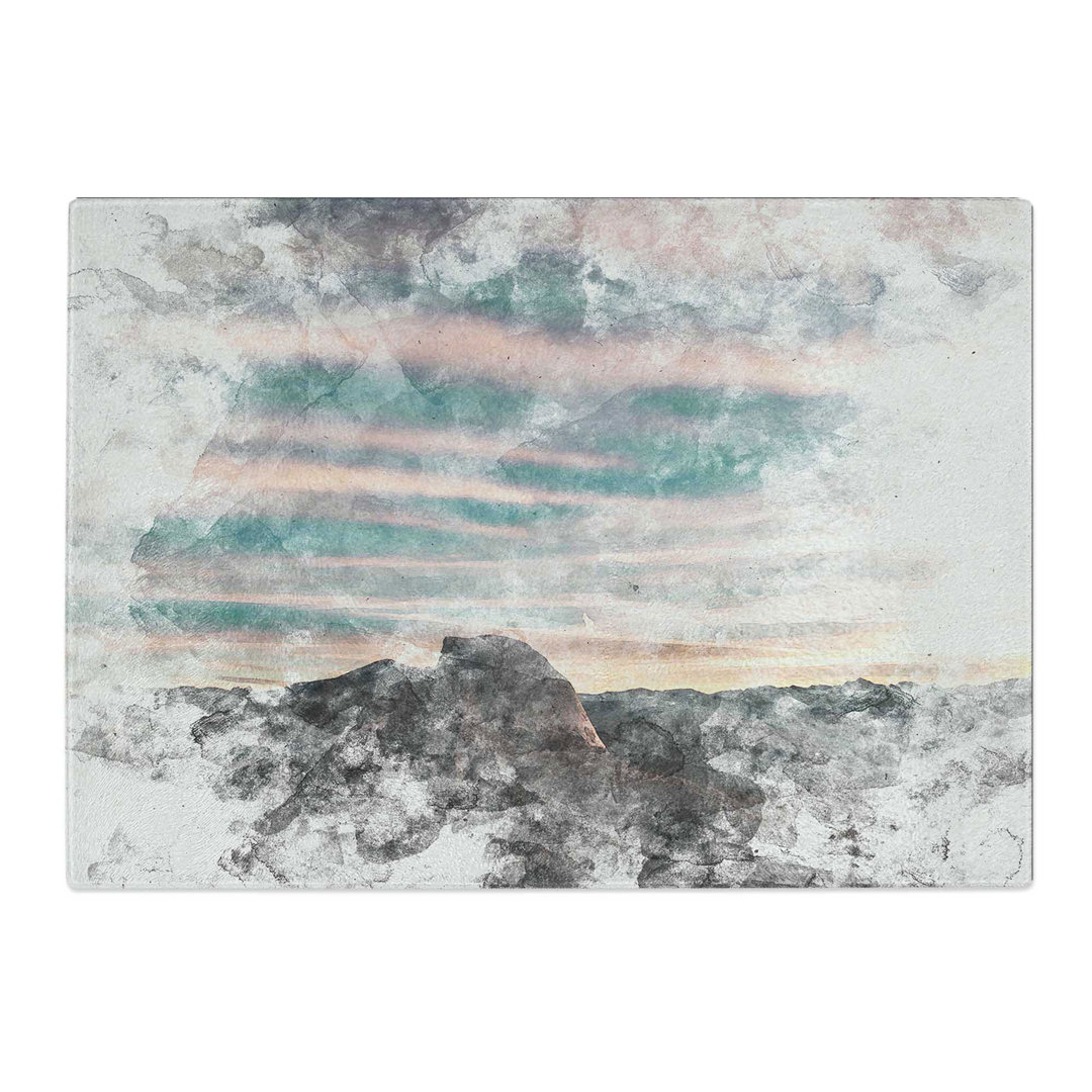 Tempered Glass Glacier Point in California Chopping Board