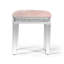 Mikayil Glass Mirrored Accent Stool Diamonds Vanity Stool-609937803