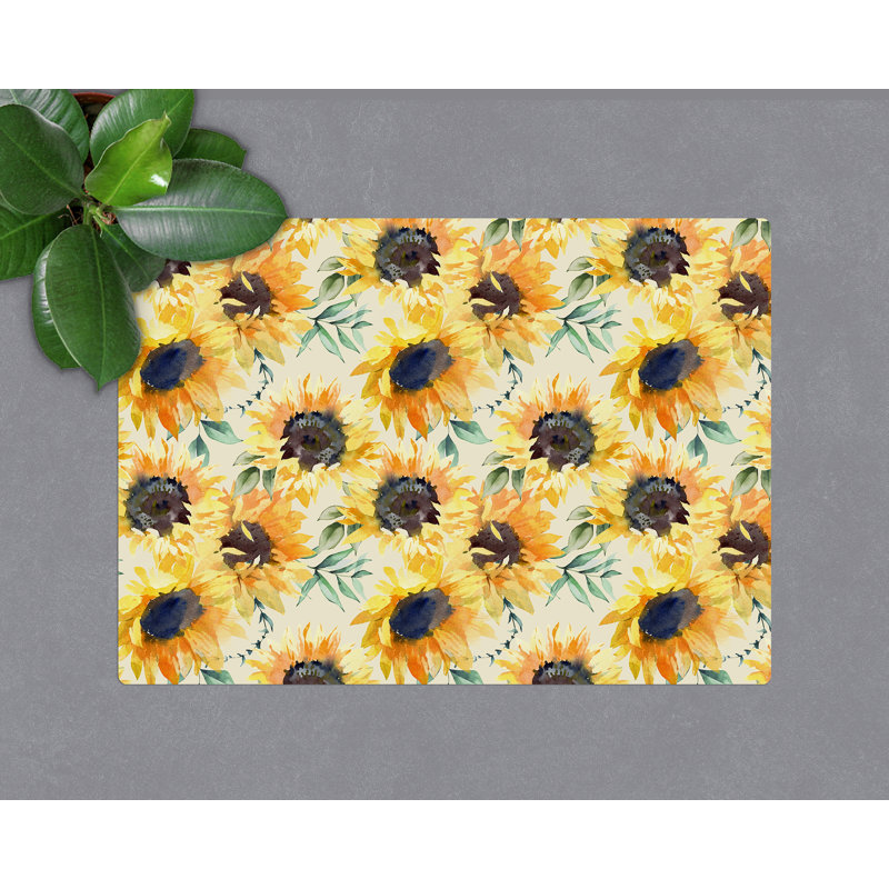 Nekiesha Hard Floor Rectangular Chair Mat, 70 x 100cm