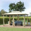 Pavillon de jardin en acier Jenifer