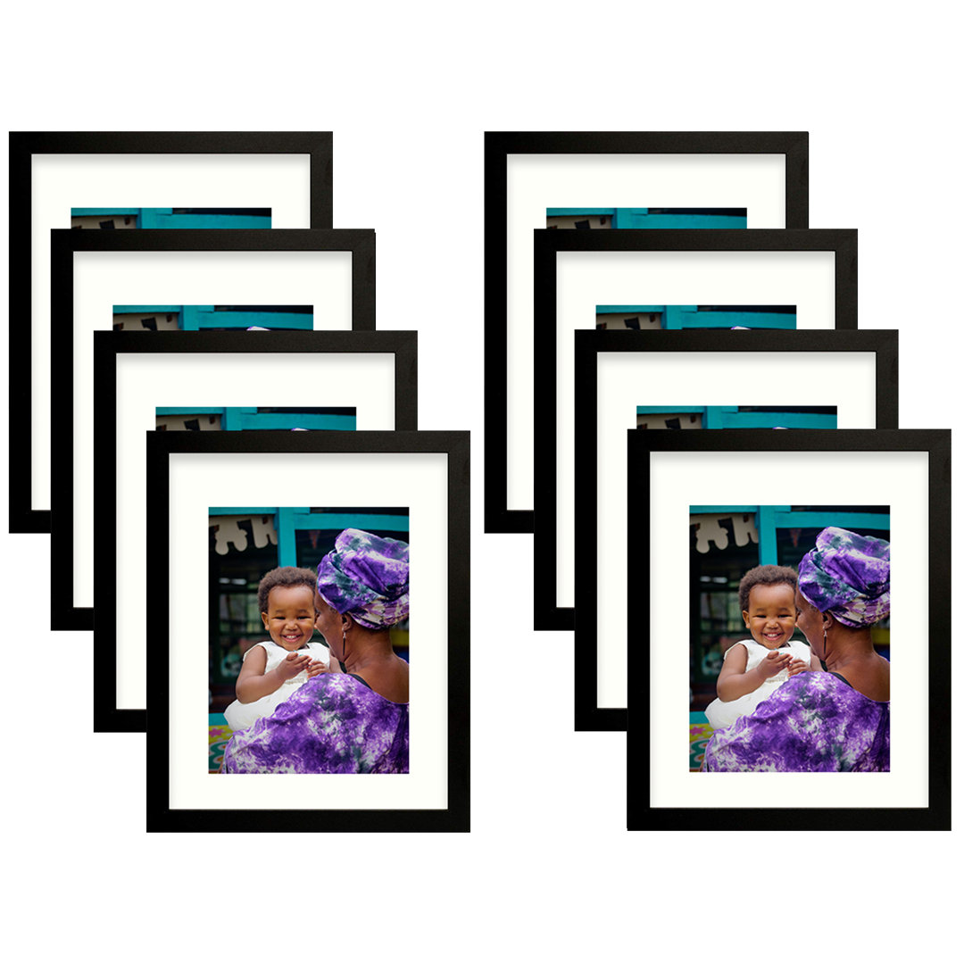 Arianie Black Picture Frame with Mat Latitude Run® Picture 