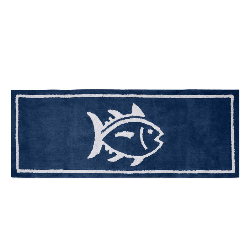 Bath Rug, Cobalt Blue