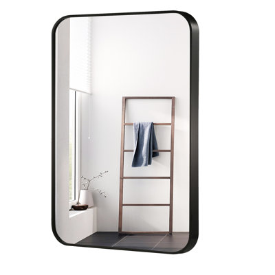 Myrone Rectangular Bathroom Mirror Wall Mount Frame Mirror Vanity Metal Mirror