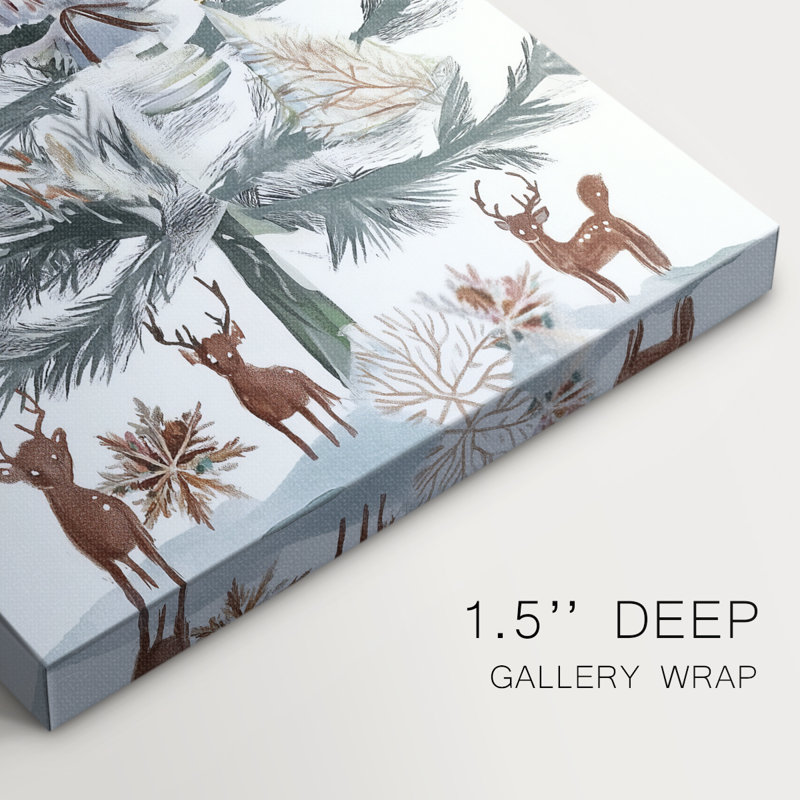 Art des Fêtes de Noël - Toile tendue avec châssis CCXX, H 18 po x l 12 po