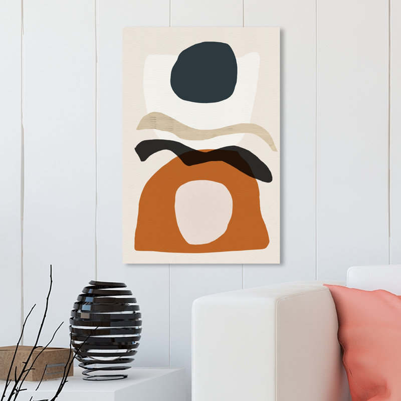 Abstrait La Afrique Meridionel - reproduction d'art sur toile, H 45 po x l 30 po x P 1,5 po, Toile tendue