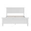 Lit plateforme en bois de style Mid-Century, cadre de lit de style campagnard avec tête de lit et support à lattes de bois, aucun sommier nécessaire, grand-130149807-130149806