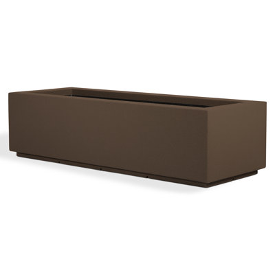Gita Tall Lightweight Outdoor 46" x 17" x 19" Trough Planter Box