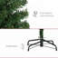 Sapin de Noël artificiel non illuminé de 7 pi avec branches réalistes, parfait pour les petits espaces et les décorations festives
