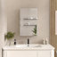 Armoire à pharmacie Hennagan avec miroir et 4 tablettes réglables-1501459039-1501459025