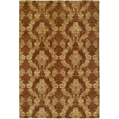 Dumraon Ikat Area Rug in Autumn Spice